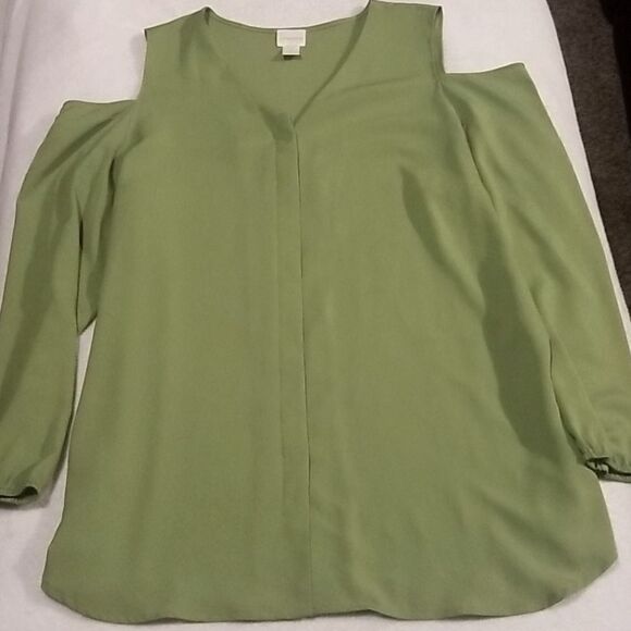 CHICO'S COLD SHOULDER SZ 2 (12-14) - Picture 1 of 7